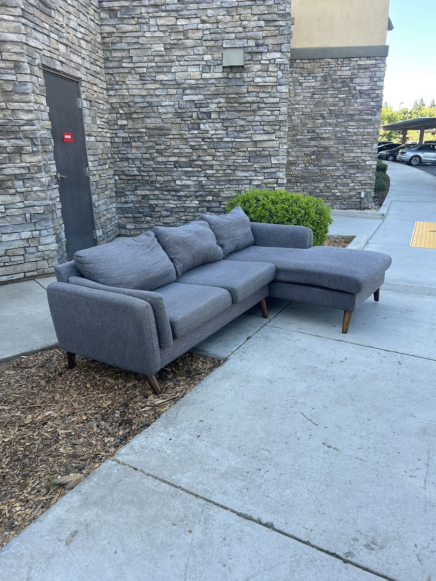 Beautiful Three Seater Living Spaces Couch (Delivery Available)