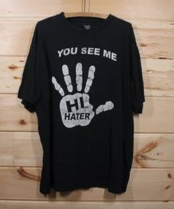 Vintage Maino Hi Hater Rap Hip Hop Black T-Shirt Adult 