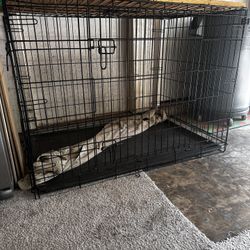 XL dog Crate Two Doors