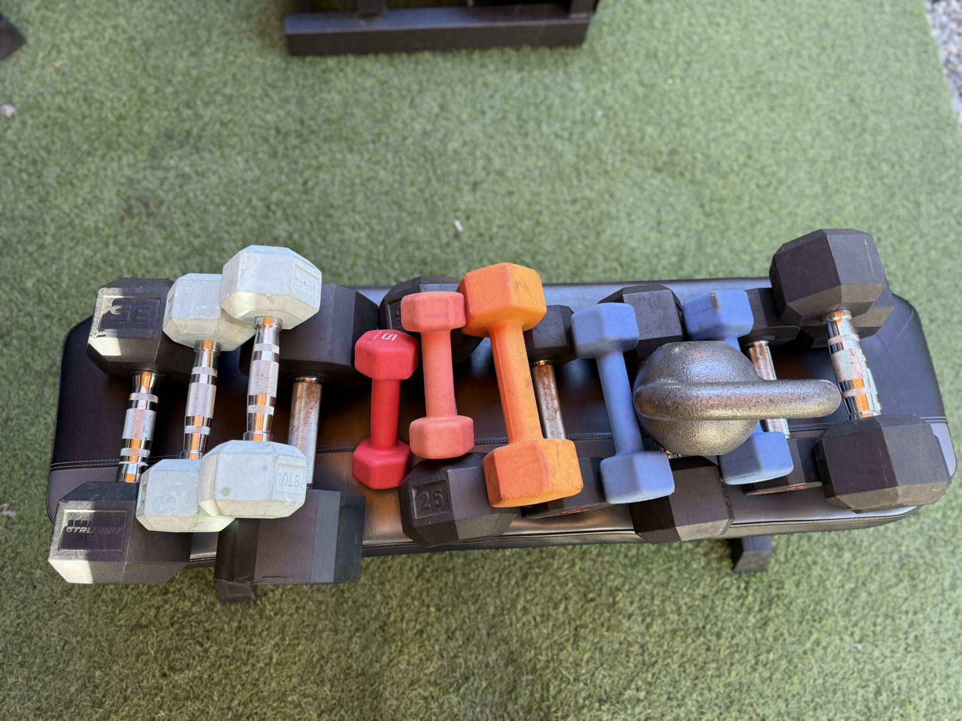 Dumbbells And Bench 