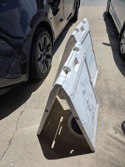 A Frame sign holder