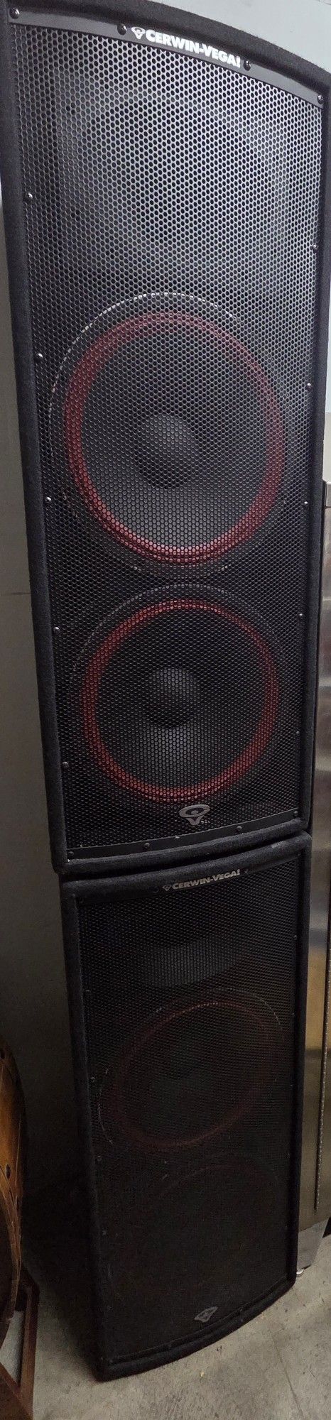 Cerwin Vega CVi-252 Dual 15" 2-Way Full Range Loudspeaker pair