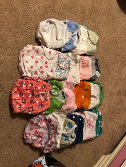 Baby’s cloth diapers