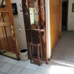 German Antique Hall Tree