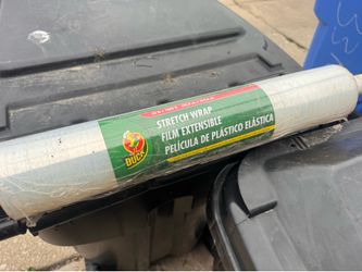 Duck Brand 20” by 1000 Feet clear stretch wrap film for securing items