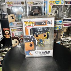 Mindy Kaling Signed Autograph Funko Pop The Office Kelly Kapoor 1008  JSA Certified 