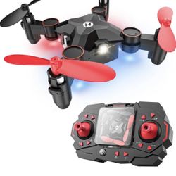 Holy Stone HS190 Foldable Mini Nano RC Drone for Kids Gift Portable Pocket Quadcopter with Altitude Hold 3D Flips and Headless Mode Easy to Fly for Be