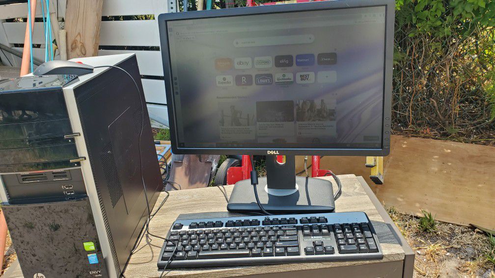 HP i7-4770 Desktop Computer,Monitor, keyboard and mouse