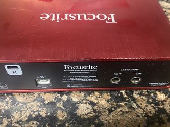 2 Channel Focusrite Interface 