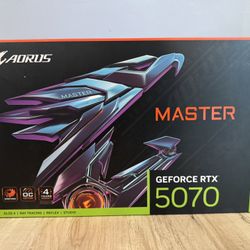 GIGABYTE AORUS GeForce RTX 5070 Master 12G Graphics Card