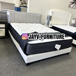 New Queen Bed Frame With Mattress 