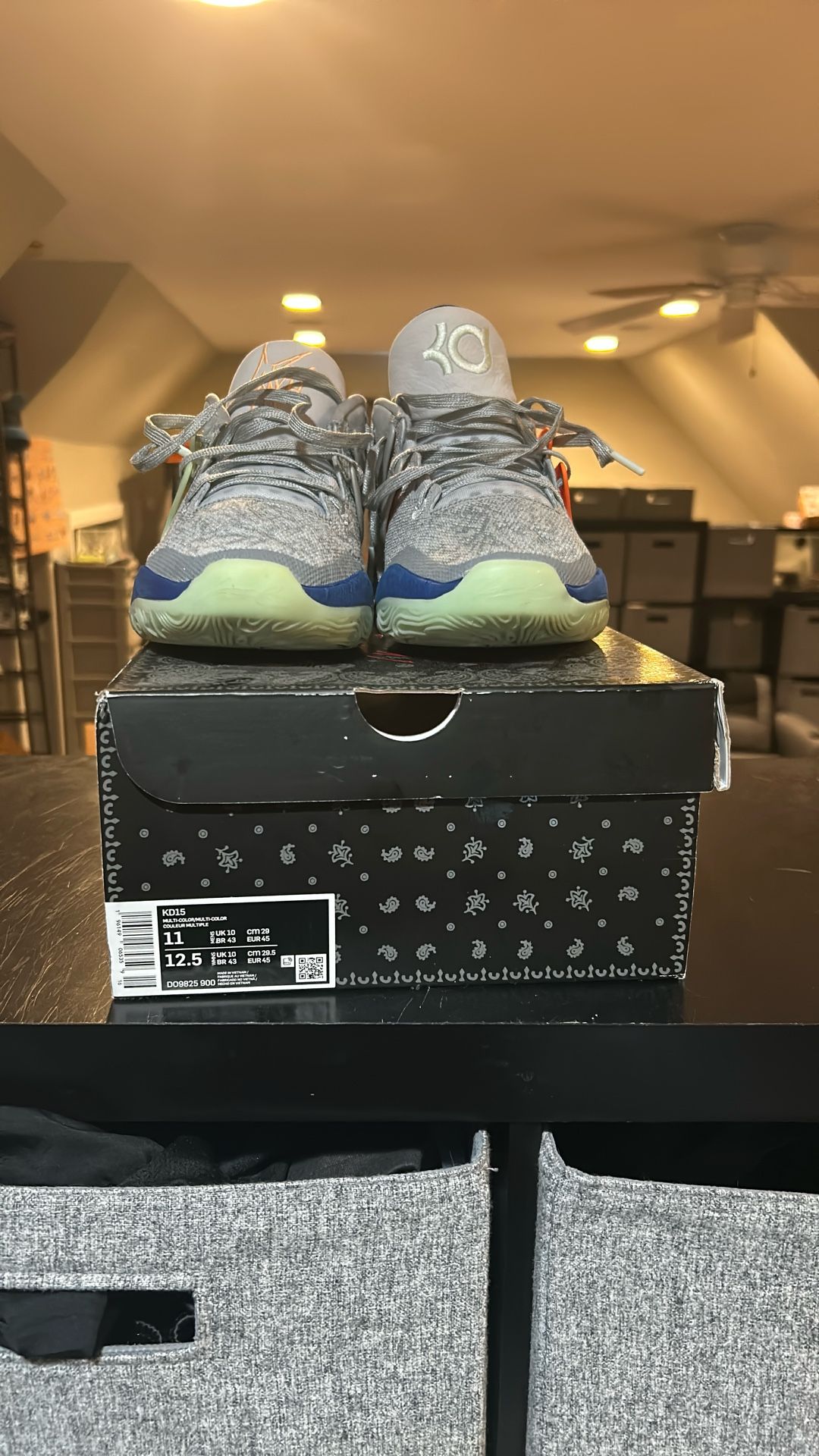 Kd 15 Basketball Shoes Used 2 Times