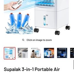 Supalak 3-in-1 Portable Air Conditioner ‎BW-102Y - Refurbished
