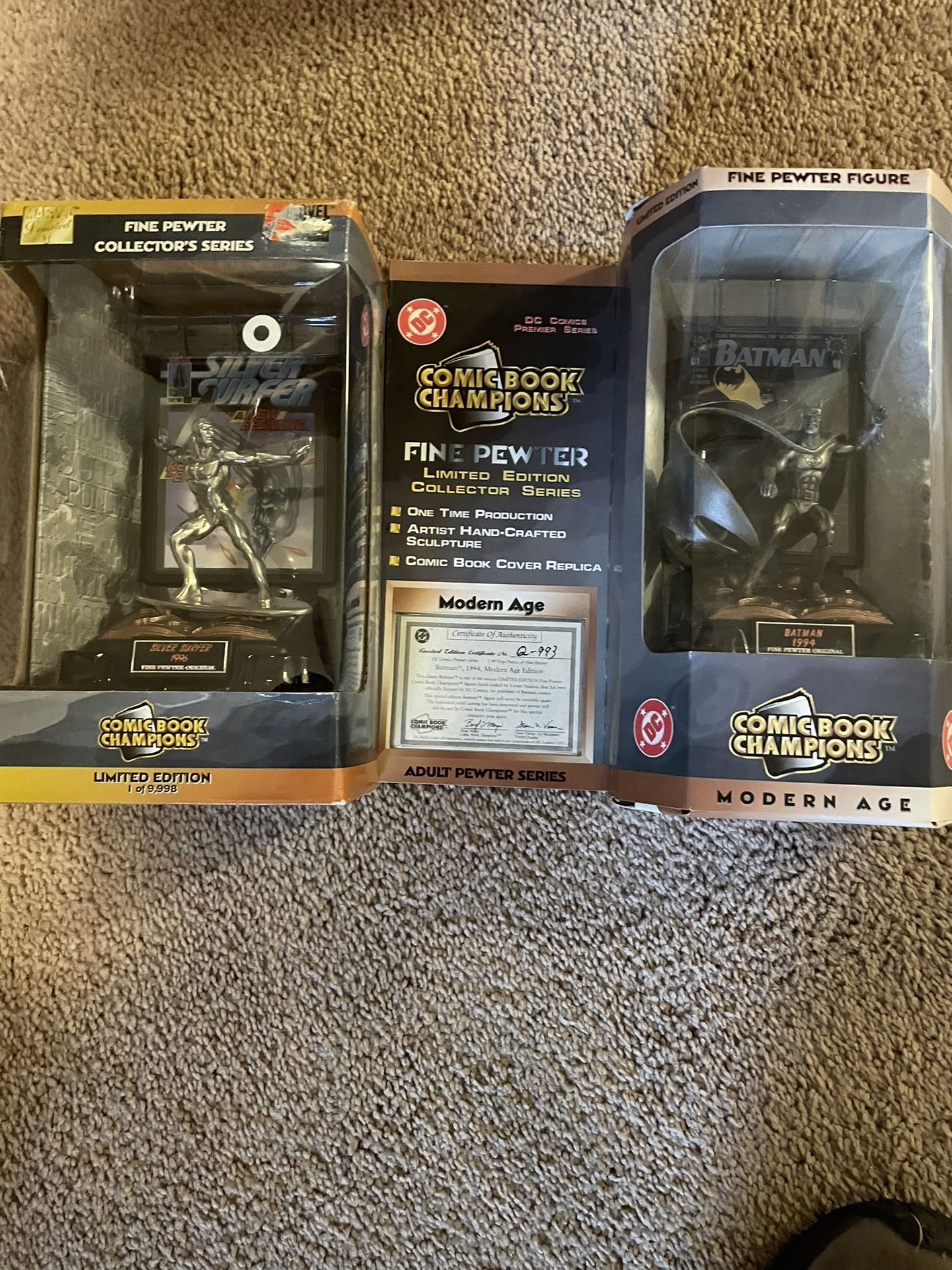 Pewter Sports Illustrated & Comic Book Champion