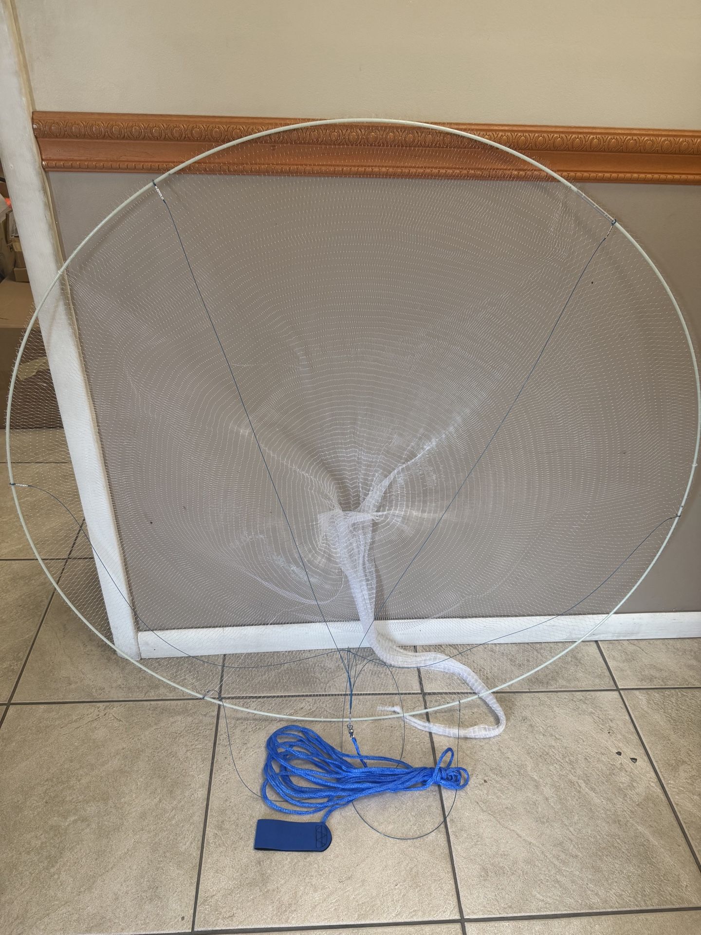 Ballyhoo Bait Net - Collapsible Hoop Net w/storage case