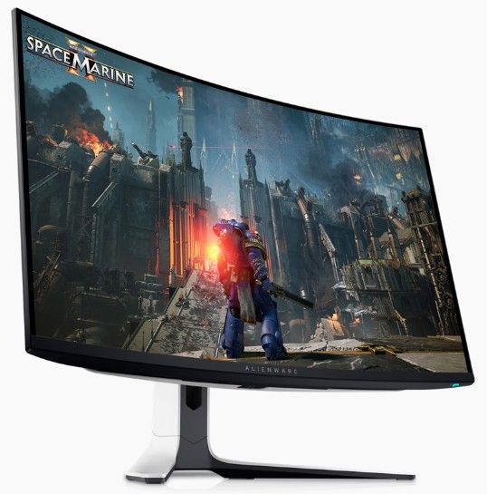 32" Alienware 4K QD-OLED 0.03ms 240Hz Curved Gaming Monitor