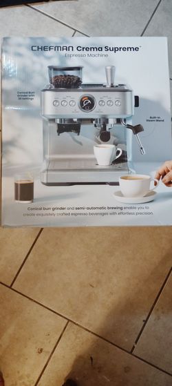 CHEFMAN CREMA SUPREME ESPRESSO MACHINE