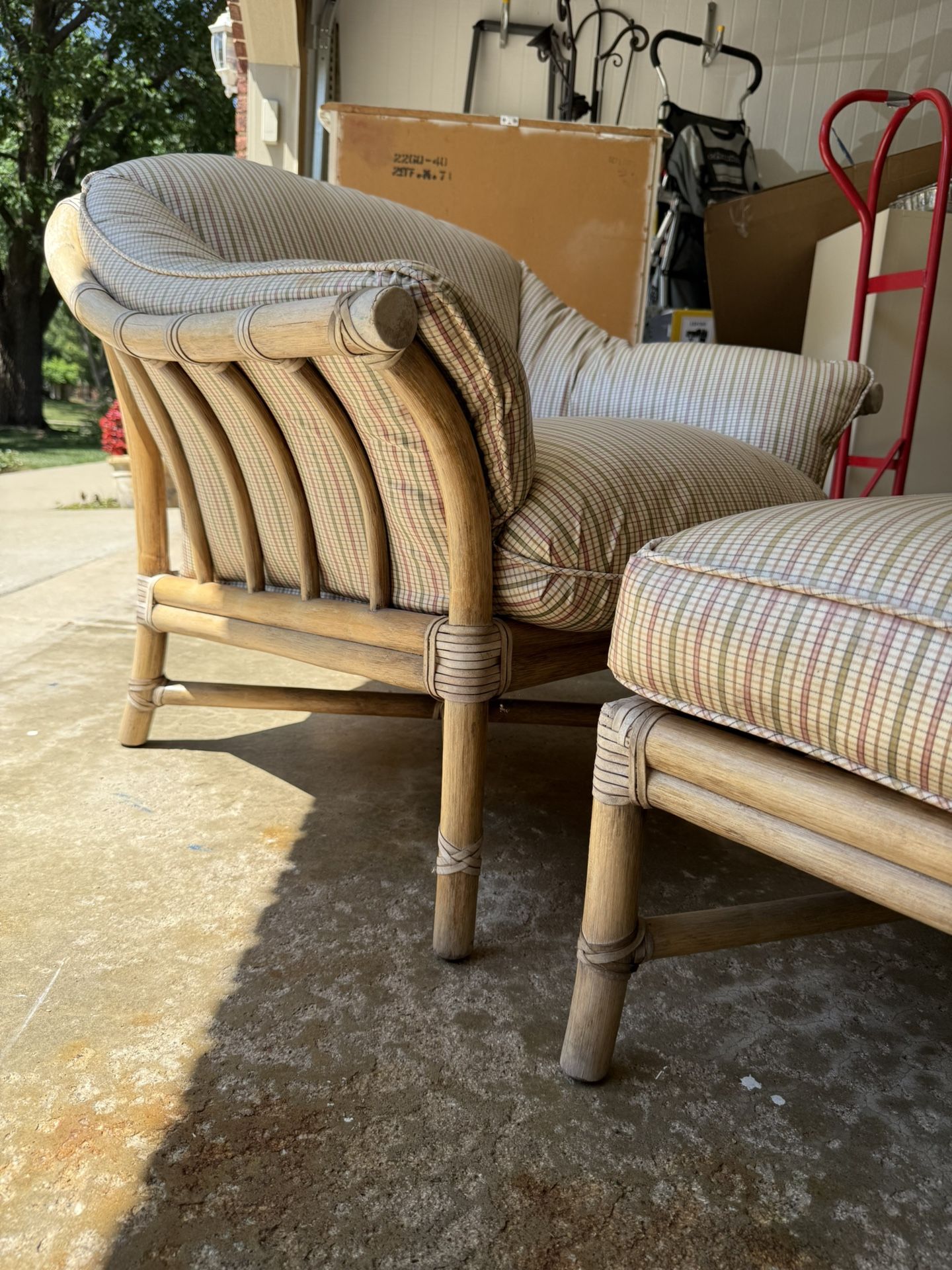Bernd Munzebrock Lounge Chair & Ottoman by McGuire