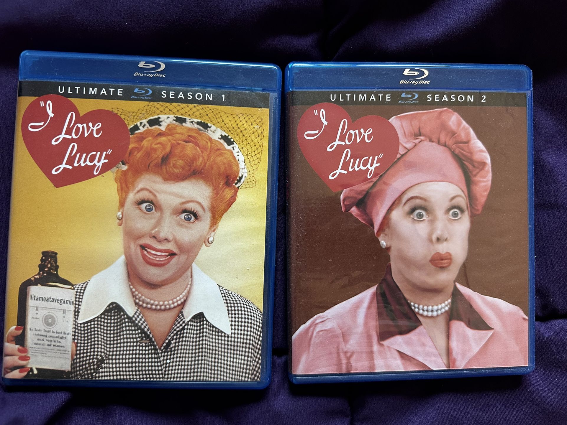 I LOVE LUCY — Season 1 & 2 Blu-Ray Sets