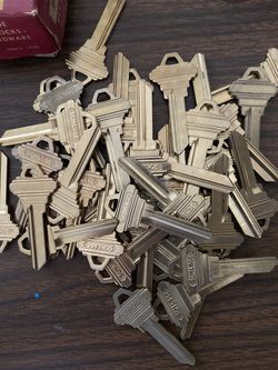 Blank Keys - 42 Count