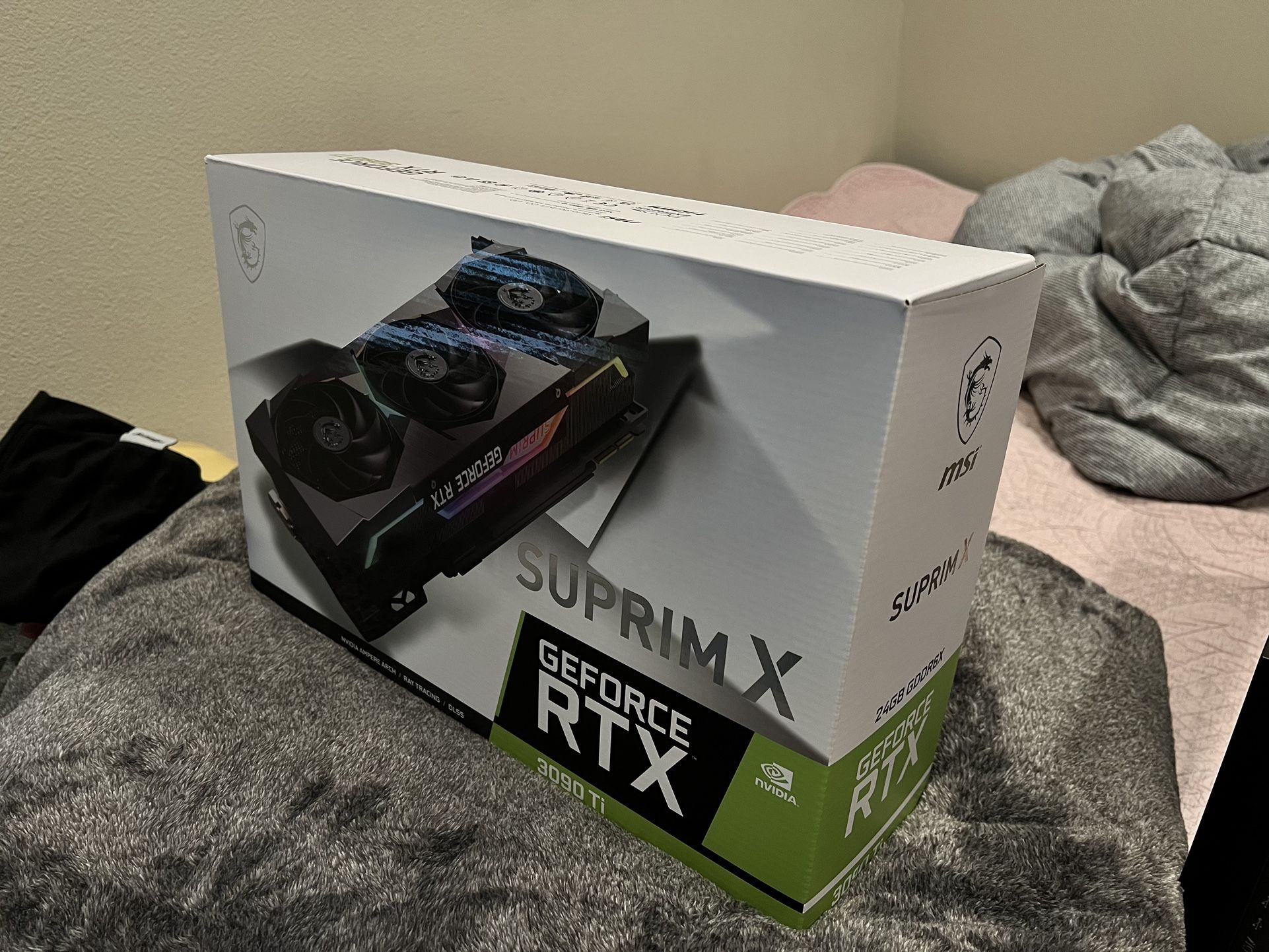 MSI GeForce RTX 3090 TI Suprim X 24G Graphics Card - Like New - In Warranty - ✅👍