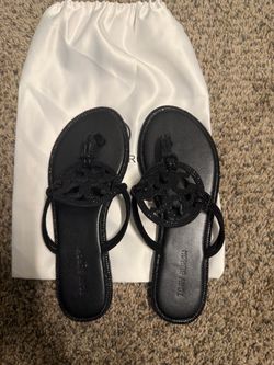 Tory Burch Miller Crystal Sandals Black