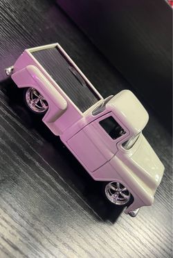 White Chevy toy car