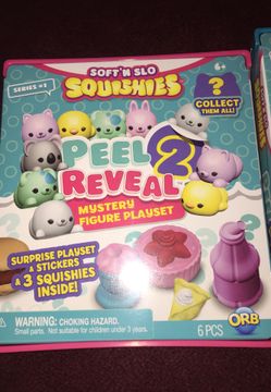 SOFT N SLO SQUISHIES MYSTERY FIGURE PLAYSETS.BRAND NEW!