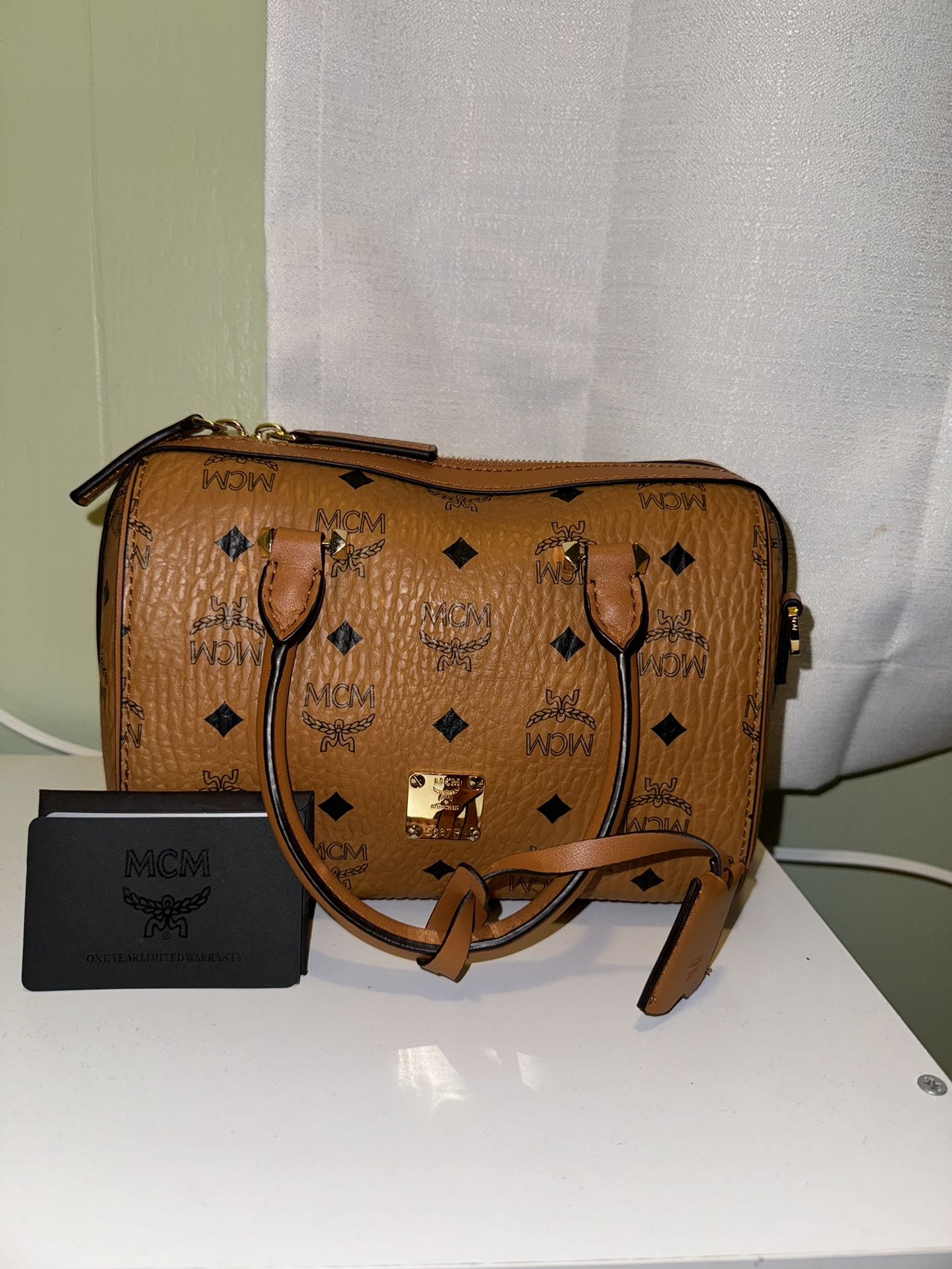 MCM Boston Small Bag