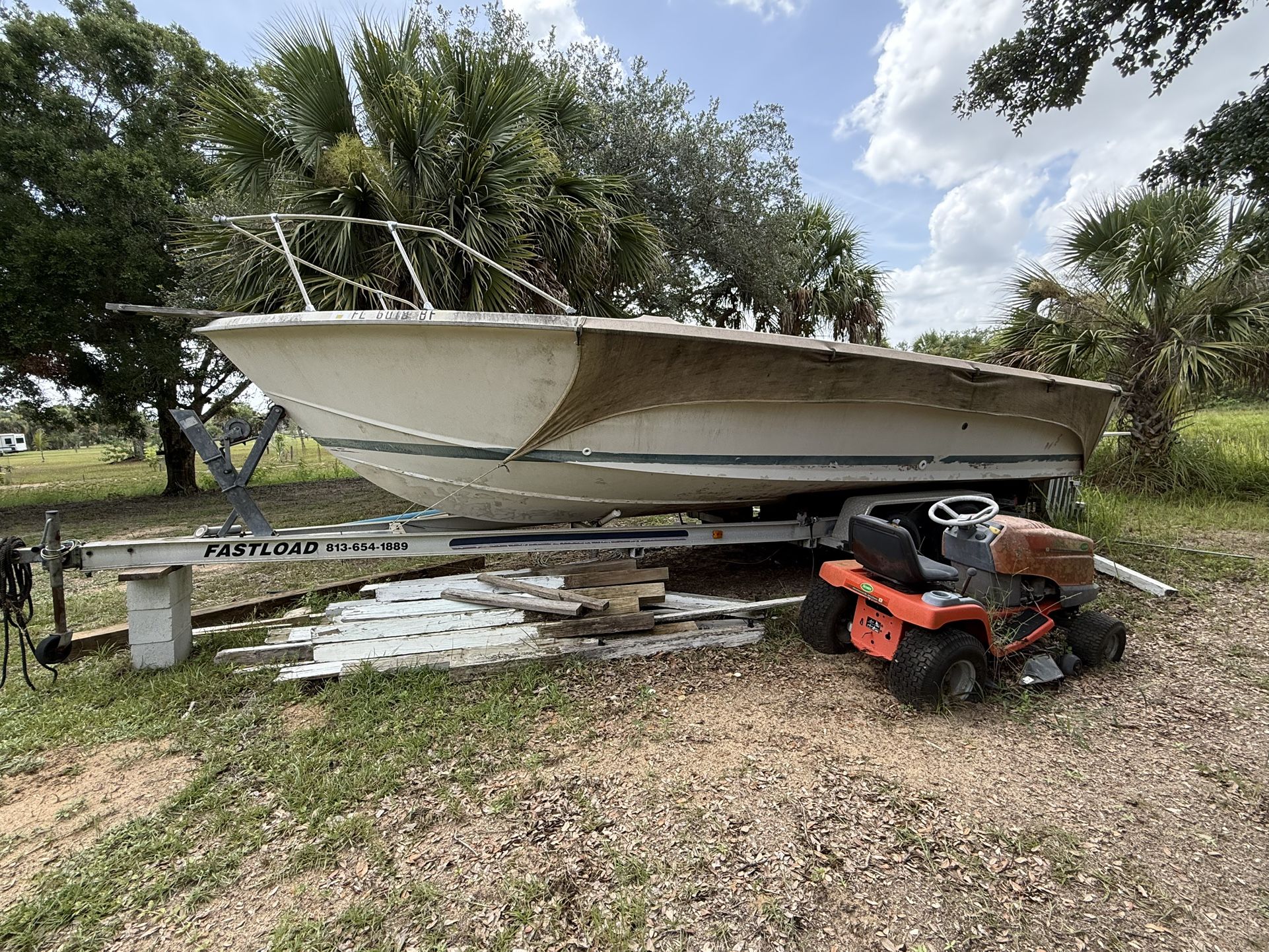 Cris Craft Boat Haul 1976  With Trailer For Sale