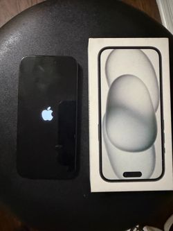 T-MOBILE, I-Phone 15. Black. Brand new with box