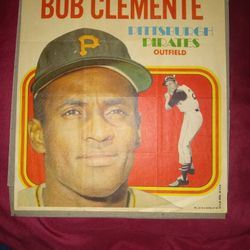 Vintage 1970 Topps Poster Roberto Clemente #21