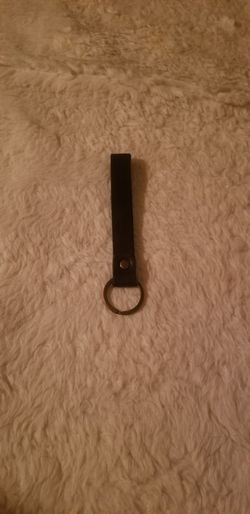 Leather key chain holder