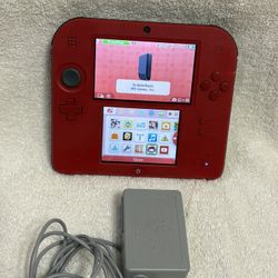 Nintendo 2DS Console System with power supply and game