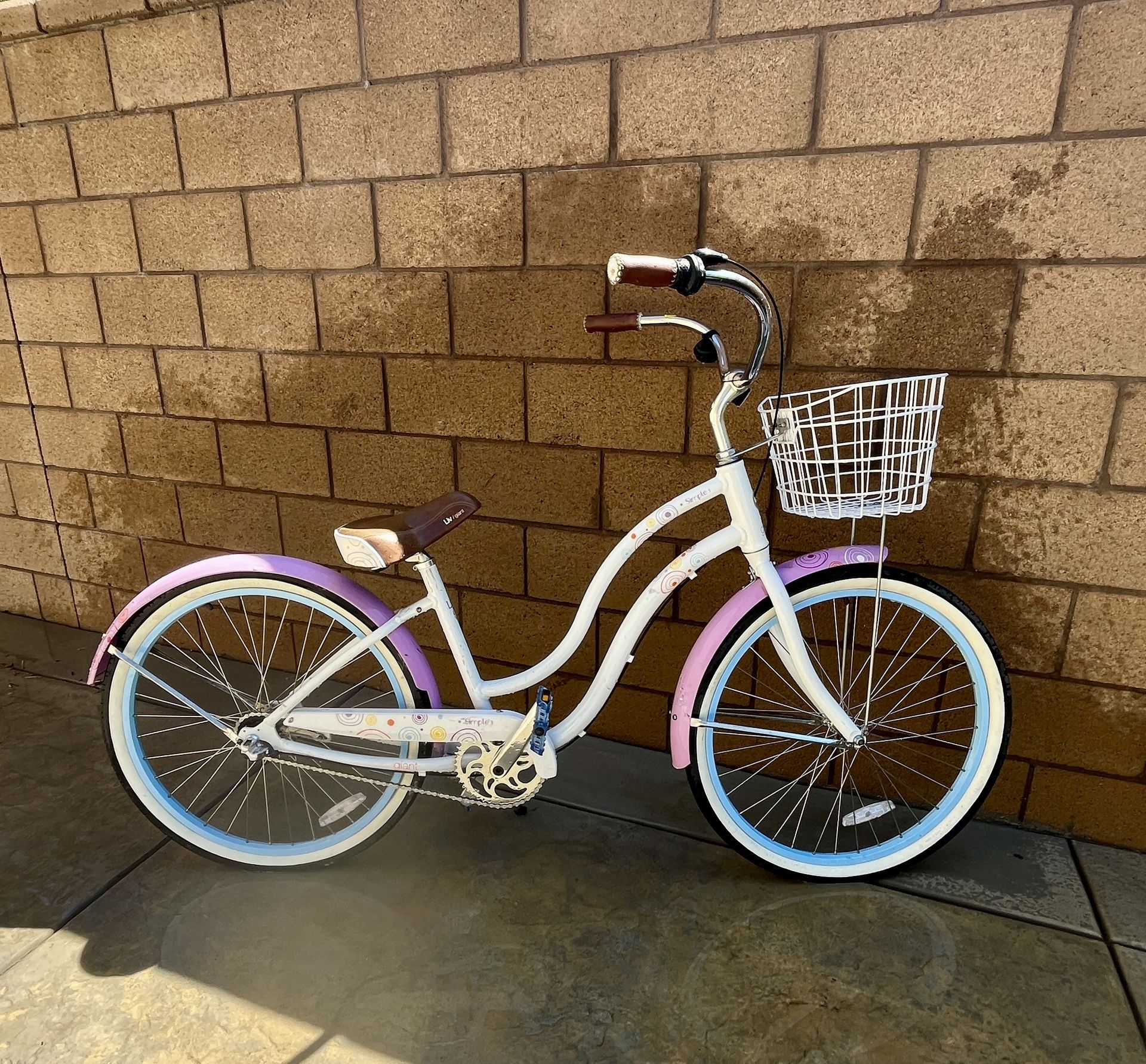 Cruiser Bike Featuring Steel Step Through Frame