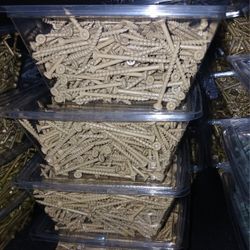 New 2½" Exterior Screws,  5lbs Box to $20 each. 4 Boxes Available .