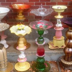 Handmade Yard Art / Birdbaths / Garden Decor