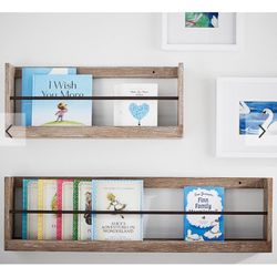 Pottery Barn Wood Floating Shelves (Set Of 3)