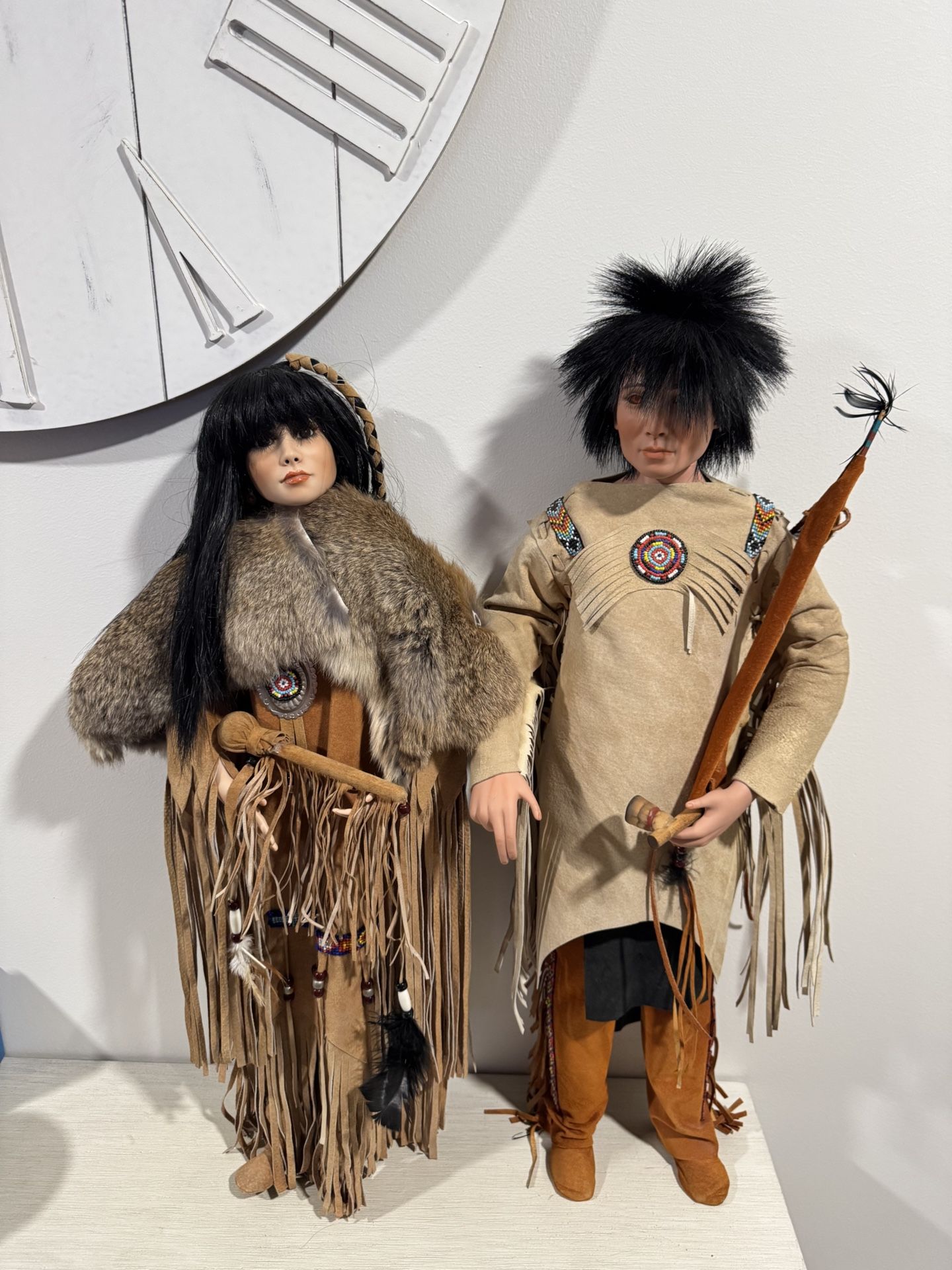 Porcelain Indian Dolls