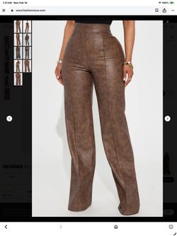 Ladies Size 2X (US 16-18) High Waist Wide Leg Dress Pants