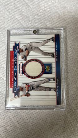 Upper Deck Classic World Series Matchups Garvey Winfield Relic Card