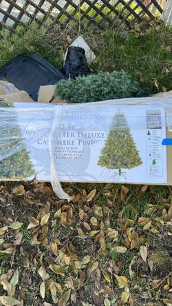 Christmas Tree Complete Ready To Be Put In 