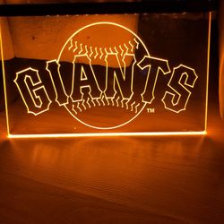 SAN FRANCISCO GIANTS LED NEON LIGHT SIGN 8x12