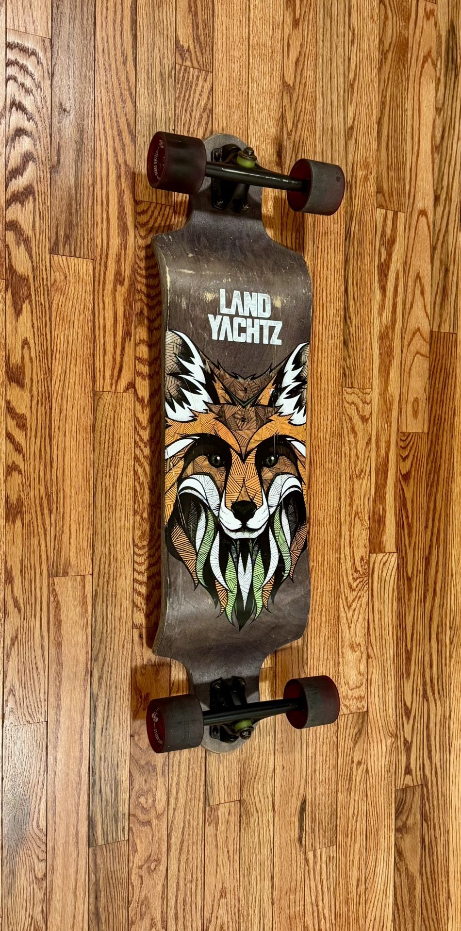 Landyachtz Switch 35” Longboard Full Fox Head