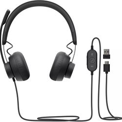 Logitech Zone Wired Noise Cancelling Headset, Certified for Microsoft Teams with