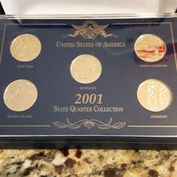 2001 gold quarters