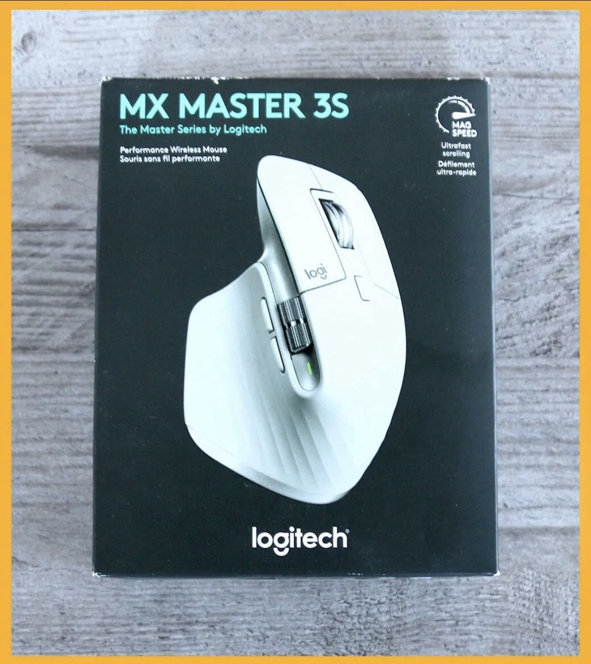 BRAND NEW 2024 SEALED LOGITECH MX MASTER 3S PERFORMANCE WIRELESS MOUSE PALE GRAY