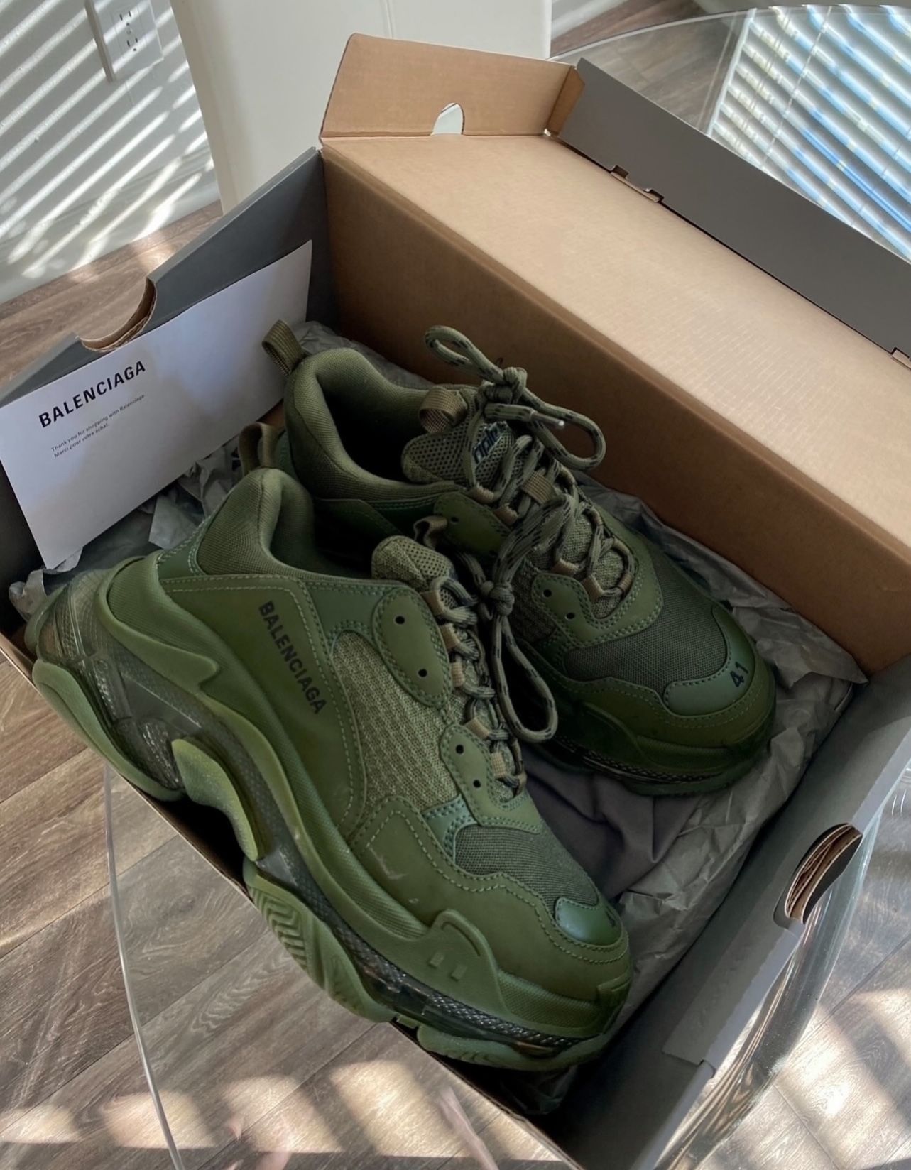 Authentic Balenciaga Tripe S Sneakers Size 41 Only Worn  display picture 1