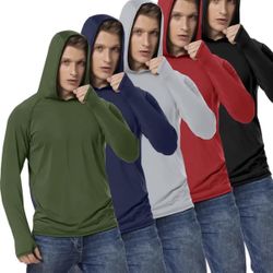 Mens Work Shirts With Hood Available In Size Medium And Large