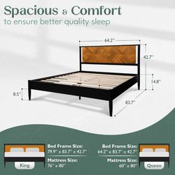 Brand new queen size bed frame